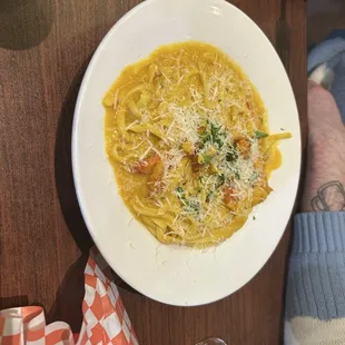 Lobster linguine