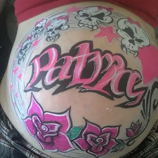 belly painting!
