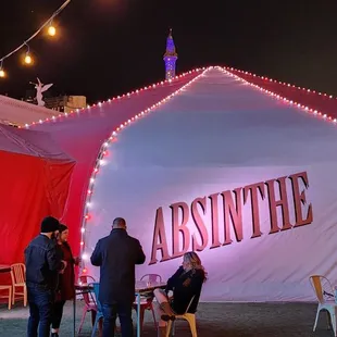 Absinthe tent