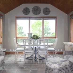 Check out this lovely four-seasons room!