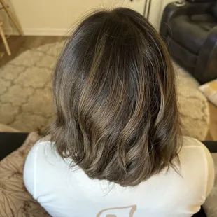Chocolate/Ash Balayage