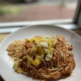 Pad Thai with chicken