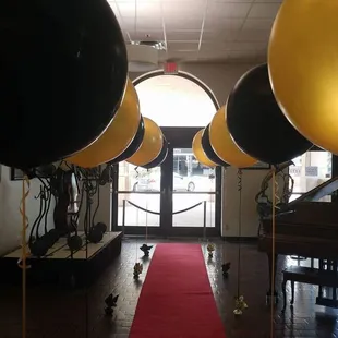 No better way to line the red carpet!!