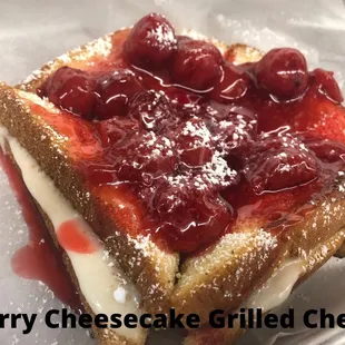 Desert grilled cheese too.