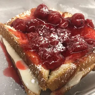 Cherry Cheesecake Grilled Cheese