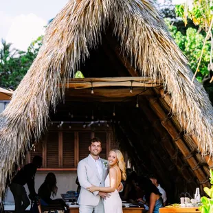 Dinner after the wedding at Mina's Fish House