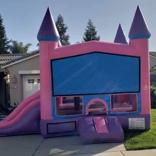 4 and 1 combo.   You can go down 2 slides, climb, jump and play basketball