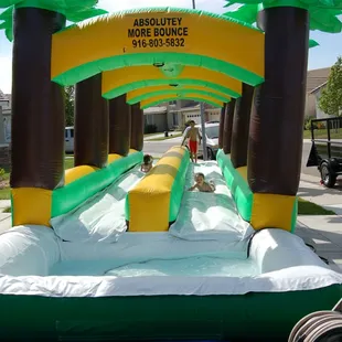 Dual lane slip &amp;slide