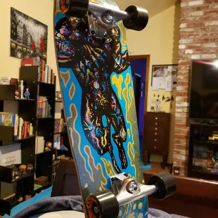 Custom Santa Cruz board.