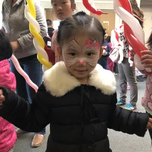 Face Painting Fun with Absurd Entertainment on Turkey Day 2019!!