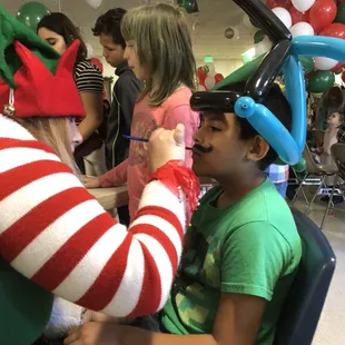 Face Painting and Balloon Hats!