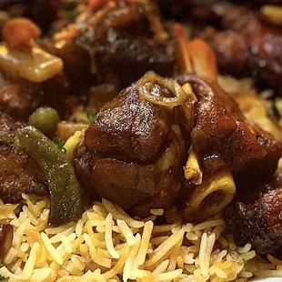 Lamb Haneeth and Chicken Mendi