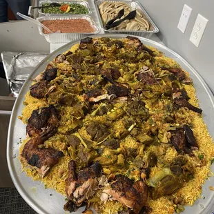 paella, food