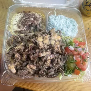 Beef Plate With Pita Bread