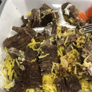 Beef Over Rice