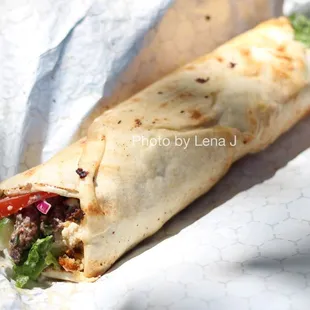 Greek beef gyro ($7.99)