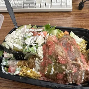 Lamb Shank Rice Bowl