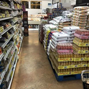 a wide variety of food items