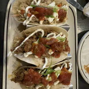 Tacos Lunch- 3 Pork