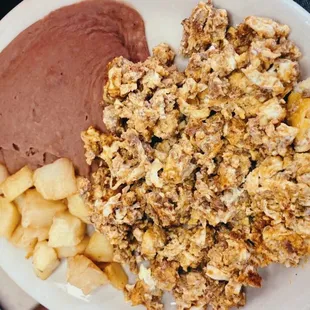 a plate of food