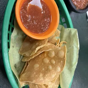 Chips and homemade salsa!