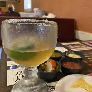 I may just be disappointed, but this beer looks smaller than other Mexican restaurants in town