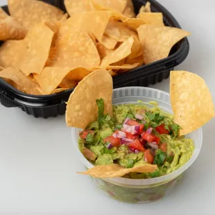 Fresh guac and chips