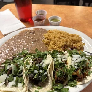 Street taco plate