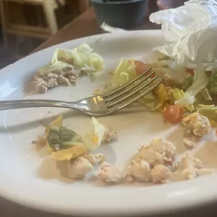 Canned chicken taco