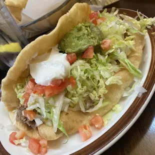 Tacopilla w/shredded beef