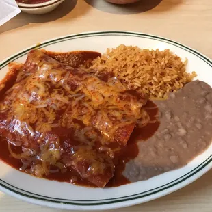 Carne Adovada Enchiladas