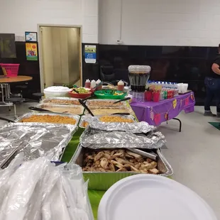 Catered  100 plate.