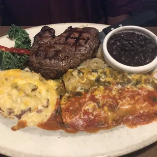 Steak and Enchiladas