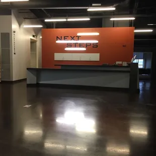 Next Steps desk at The Core.