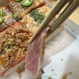 food, sushi and sashimi