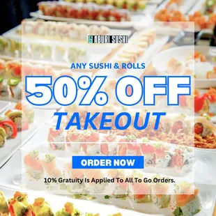 Only through phone in orders, walk-in or through our website!