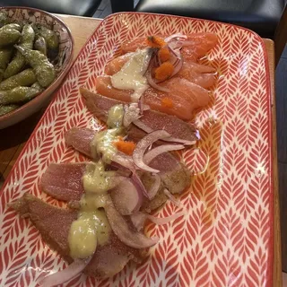 Cajun Albacore Carpaccio