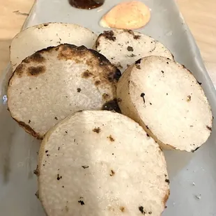 Grilled mountain potato