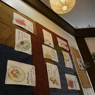 interior, sushi and sashimi