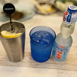 ハイボール:ラムネで割るのが美味しい