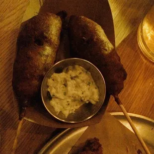Falafel Corn Dog