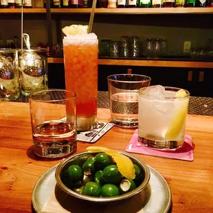 Foie Gras Stuffed Olives