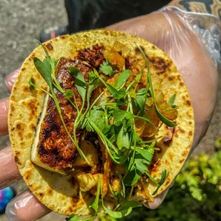 Chorizo taco