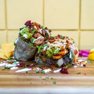Cali Style Surf N Turf Burrito