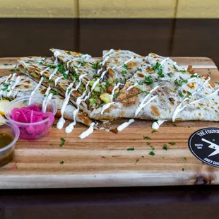 Steak Quesadilla (with added Guacamole)