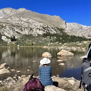 Helms lake below abyss lake