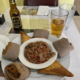 Veggie Appetizer - Abyssinia Beyaynetu