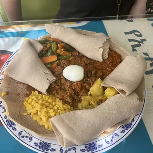 Sampler platter for two. Everything is  perfect.