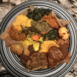 a plate of food