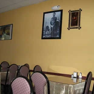 Emperor Haile Selassie's I photo on the wall